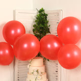 10 Pack Red Biodegradable Balloons, 18" Thickened Extra Strong Eco-friendly Latex Helium Party