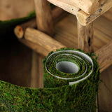 4ft 5inch Wide Green Preserved Moss Ribbon Roll, DIY Craft Ribbon