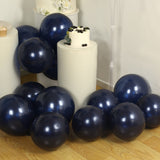 50 Pack Navy Blue Biodegradable Balloons, 12inch Thickened Extra Strong Eco-friendly Latex Helium