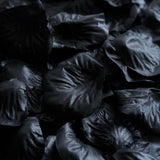 500 Pack Black Silk Rose Petals Table Confetti or Floor Scatters#whtbkgd