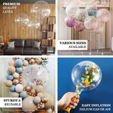 24inch Clear Fully Transparent Durable PVC Helium or Air Bubble Balloon