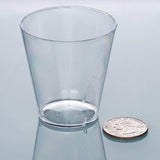 50 Pack | 2oz Clear Plastic Disposable Shot Glasses