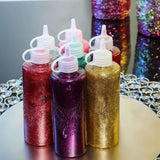 4 oz | Metallic Burgundy Arts & Craft Glitter Glue, DIY Sensory Bottle