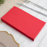 50 Pack | 2 Ply Soft Red Wedding Reception Dinner Paper Napkins