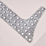 4inch Silver Decorative Rhinestone Number Stickers DIY Crafts - 5