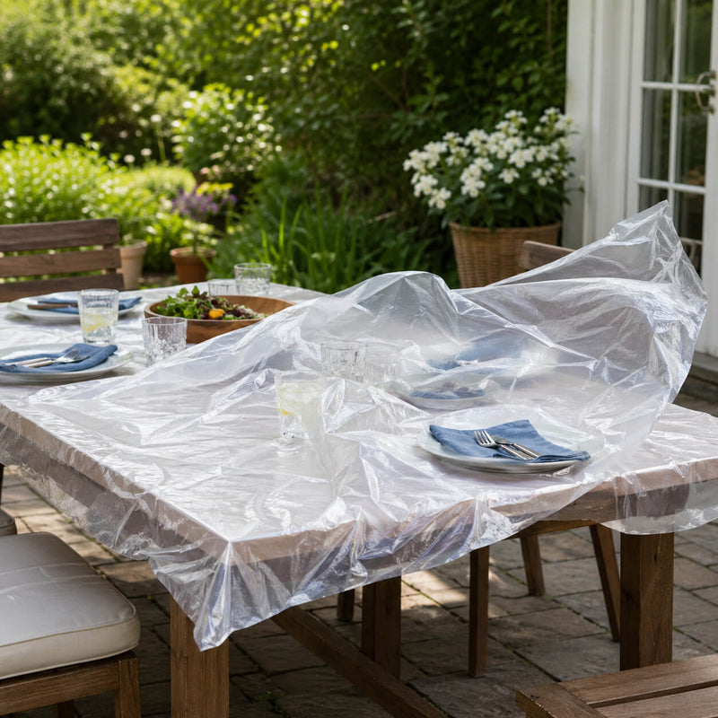 Avoid Loose, Lightweight Plastic Covers for Outdoors