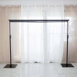 10ft DIY Triple Cross Bars & Mounting Brackets For Backdrop Stands