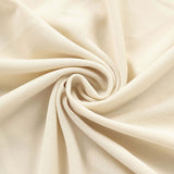 8ft Beige Spandex Fitted Wedding Arch Cover For Half Moon Top Chiara Backdrop Stand#whtbkgd