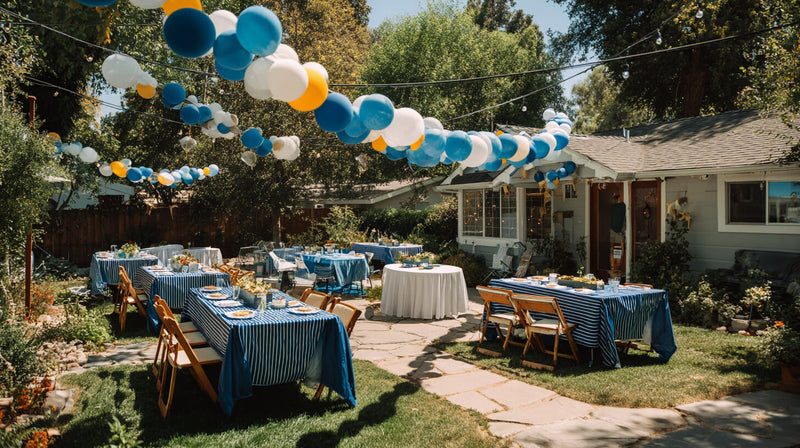 Backyard Graduation Party Setup