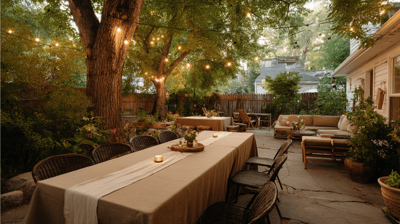 Backyard Wedding Afterparty Theme