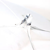 4-Pack 39 Silver 4D Orbz Balloons, Metallic Mylar Foil Sphere Balloons for Party Supplies