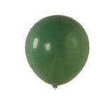 10 Pack Matte Pastel Dusty Sage Green Biodegradable Balloons 18inch, Round Eco-friendly#whtbkgd