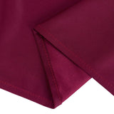 70" Burgundy Premium Scuba Wrinkle Free Square Tablecloth, Scuba Polyester Tablecloth