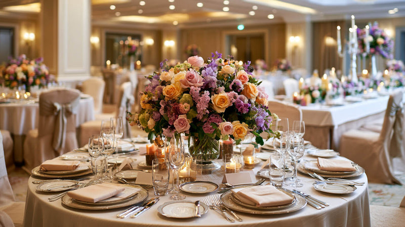 Banquet Table Setup Types