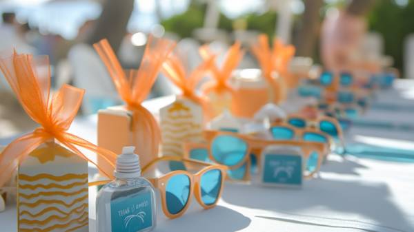 beach birthday- favors