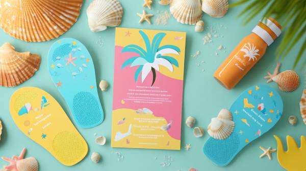 beach birthday- invites