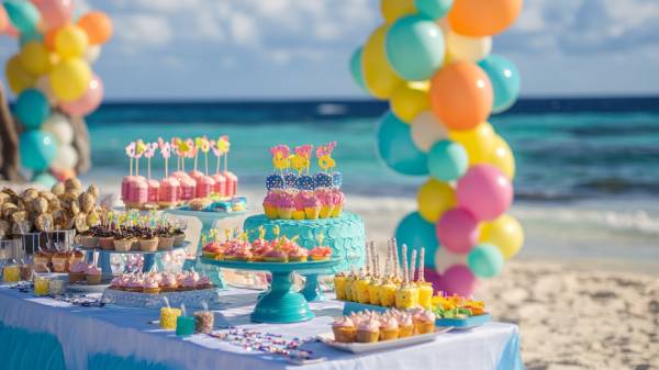 beach birthday party