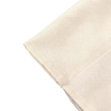 10ft Beige Dual Layered Sheer Chiffon Polyester Backdrop Curtain With Rod Pockets