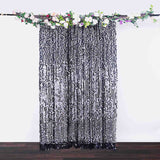 8ftx8ft Black Big Payette Sequin Event Background Drapery Panel, Photo Backdrop Curtain