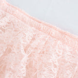 17FT Blush | Rose Gold Premium Pleated Lace Table Skirt