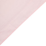 12inch x 108inch Accordion Crinkle Taffeta Table Runner, Elegant Linen Runner - Blush | Rose Gold