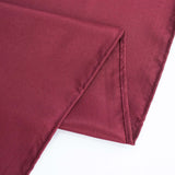 54"x54" Burgundy Premium Polyester Square Tablecloth - 220GSM