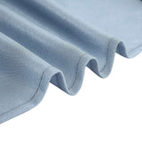 6FT Dusty Blue Fitted Polyester Rectangular Table Cover