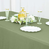 90x132inch Eucalyptus Sage Green 200 GSM Seamless Premium Polyester Rectangular Tablecloth