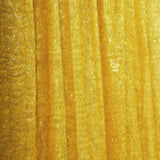 8ft Gold Metallic Fringe Shag Photo Backdrop Drapery Panel, Shimmery Tinsel Polyester Divider