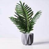 5 Stems | Assorted Green Artificial Silk Tropical Palm Leaf Plants