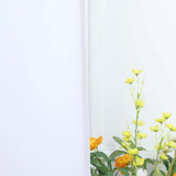 7ft Matte White Spandex Half Moon Chiara Backdrop Stand Cover