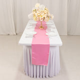 12x108inch Pink Lamour Satin Table Runner