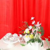 8ftx10ft Red Satin Formal Event Backdrop Drape, Window Curtain Panel