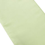 5 Pack Sage Green Lamour Satin Chair Sashes, Chair Bows - 6x106inch#whtbkgd