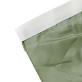 14ft Sage Green Curly Willow Taffeta Table Skirt