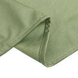 90" Dusty Sage Green Premium Scuba Wrinkle Free Round Tablecloth, Scuba Polyester Tablecloth