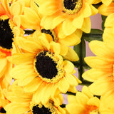 11 Sq ft. | Artificial Sunflower Wall Mat Backdrop, Flower Wall Decor