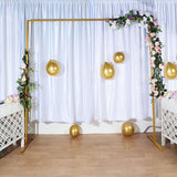 8ft Heavy Duty Metal Square Wedding Arch Photography Backdrop Stand