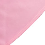 120inch Pink Premium Scuba Wrinkle Free Round Tablecloth, Seamless Scuba Polyester Tablecloth