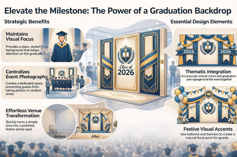 Benefits of Graduation Backdrop
