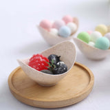 24 Pack | 3inch Mini Biodegradable Natural Ice Cream Scoop Bowls