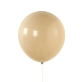 10 Pack Matte Pastel Taupe Biodegradable Balloons 18inch, Round Eco-friendly#whtbkgd