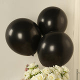 10 Pack Black Biodegradable Balloons, 18" Thickened Extra Strong Eco-friendly Latex Helium Party