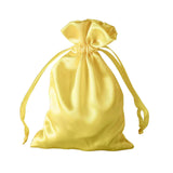 12 Pack | 4x6inch Gold Satin Drawstring Wedding Party Favor Gift Bags#whtbkgd