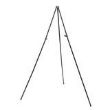 65inch Heavy Duty Black Metal Easel Stand - Portable and Adjustable Tripod for Wedding Signs#whtbkgd