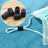 50 Pcs | Silicon Mask Buckle For Adjusting Mask Rope, Ear Loop Adjuster