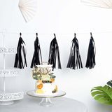 Pre-Tied Metallic Foil Fringe Tassel Garland, Tinsel Curtain for Photo Backdrop Party Decoration