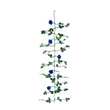 6ft | Royal Blue Real Touch Artificial Rose & Leaf Flower Garland Vine