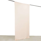 Blush 4-Way Stretch Spandex Photography Backdrop Curtain with Rod Pockets, Drapery Panel