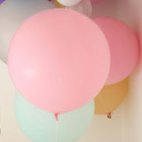 2 Pack | 32inch Large Matte Pastel Blush Helium or Air Latex Balloons